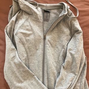 Target zip up gray activewear hoodie